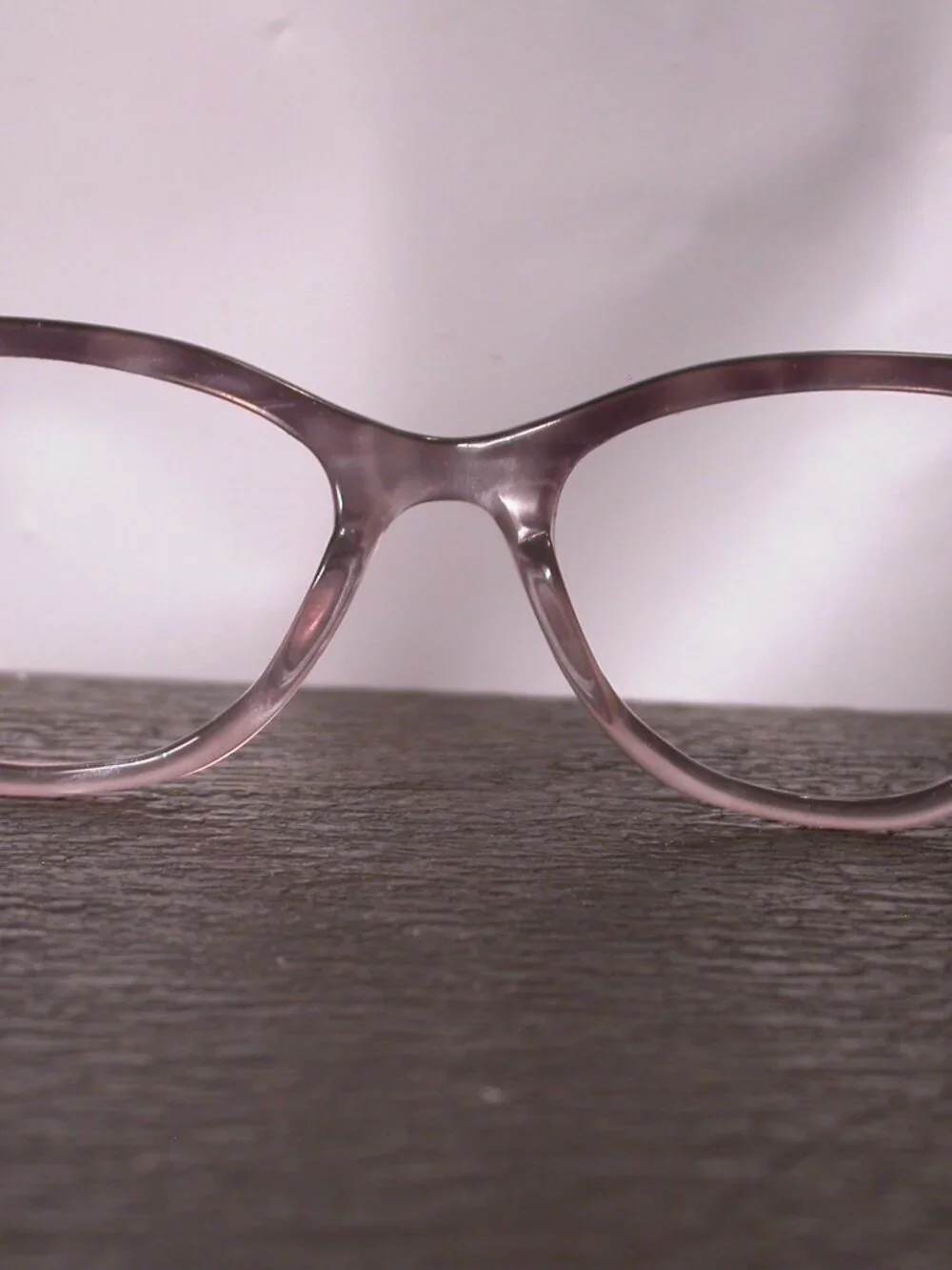 Francis Klein Capri Stylish Pearl Smoke Clear Eyeglasses Hand Made in France